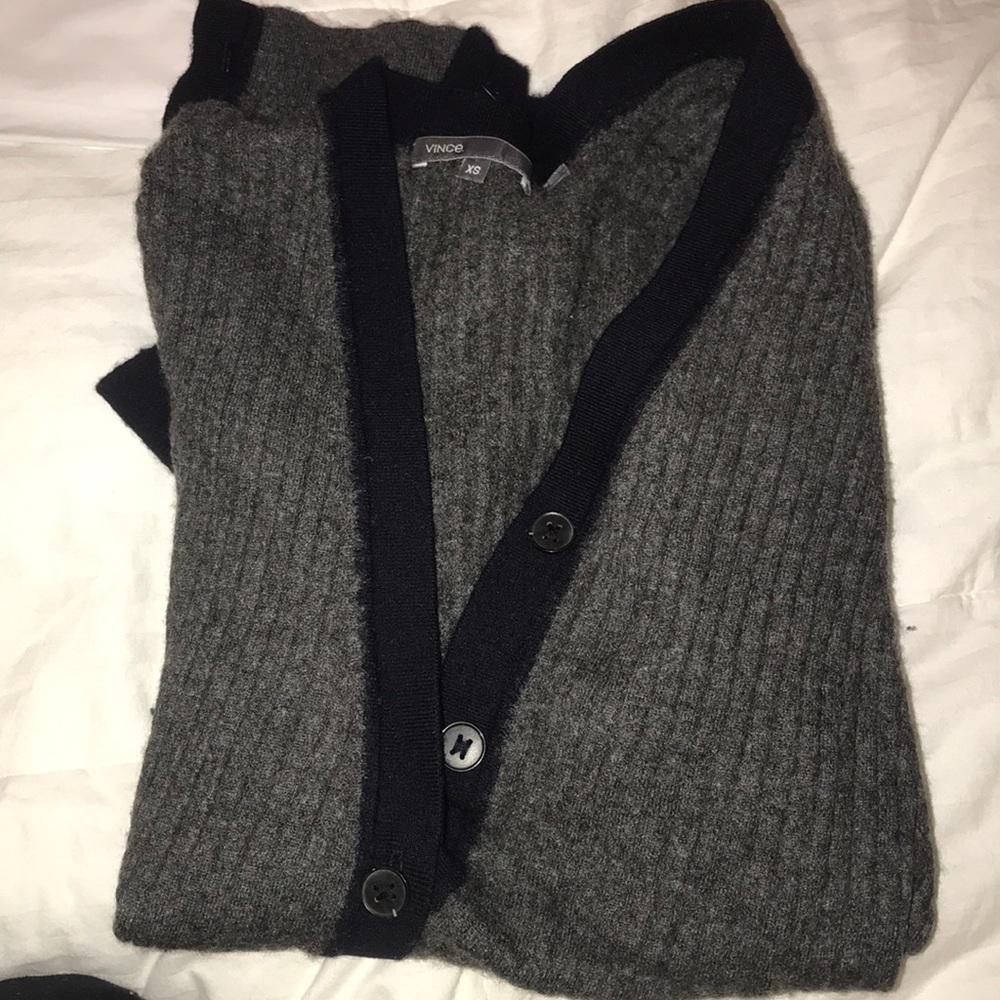Vince grey cardigan